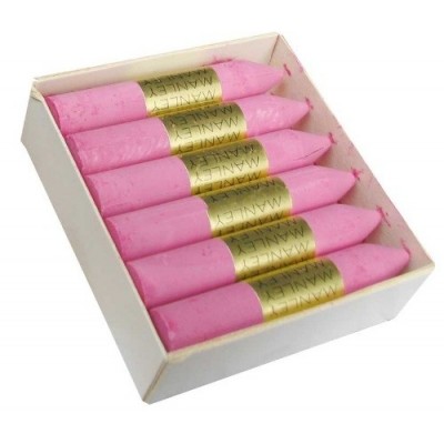 CAJA 12 CERAS MANLEY ROSA...