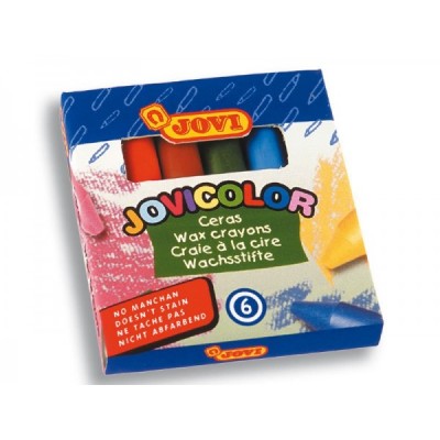 CAJA DE 6 CERAS JOVICOLOR