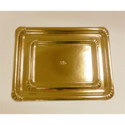 BANDEJA CARTON ORO 7, 20X27
