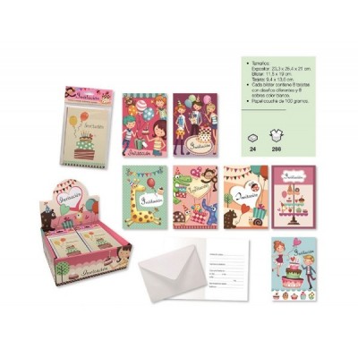 BL/8 INVITAC.FIESTA STYLE