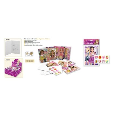 BL/8 INVITAC.FIESTA TOP GIRLS