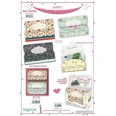 SOBRE BILLETERO BODA ARGUVAL