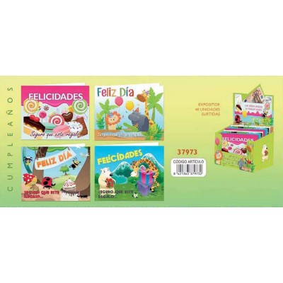 SOBRE BILLETERO CUMPLEAÑOS...