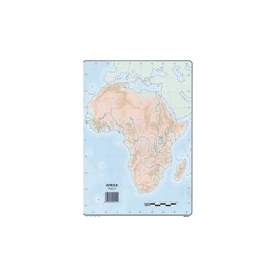 MAPA MUDO COLOR AFRICA FISICO