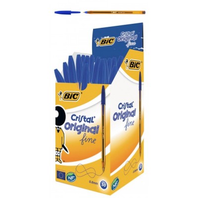 BOLI BIC CRISTAL FINO AZUL