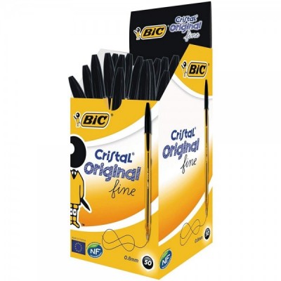BOLI BIC CRISTAL FINO NEGRO
