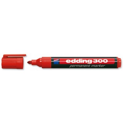 ROTULADOR EDDING-300. ROJO