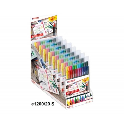 ESTUCHE 20 ROTUL. EDDING...