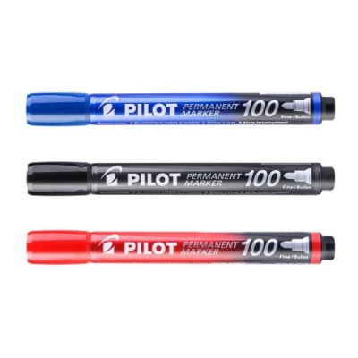 ROT.PILOT-100 PERMANENTE ROJO