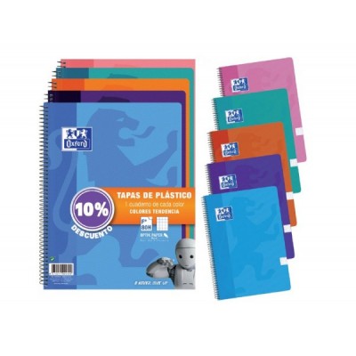 PACK 5 BLOC OXFORD T.PLAST....