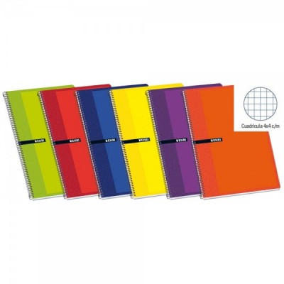 BLOC ENRI FOL.80 H.CUADROS 4X4