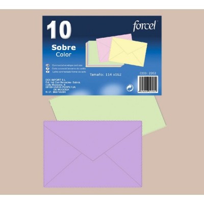 SOBRE COLOR STDO.114X162...