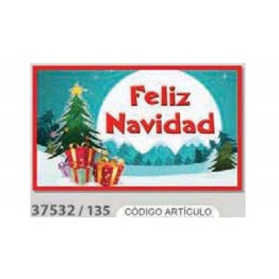 ETIQ. FELIZ NAVIDAD ARBOL...
