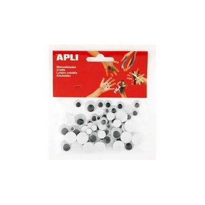 OJOS MOVILES NEGROS B/ DE...