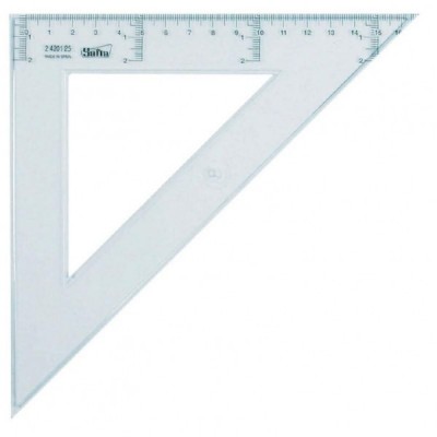 ESCUADRA PLAST.TRANSP.30 CM