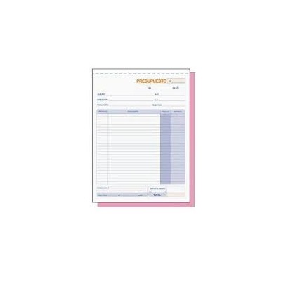 T/PRESUPUESTO Fº DUPLIC....