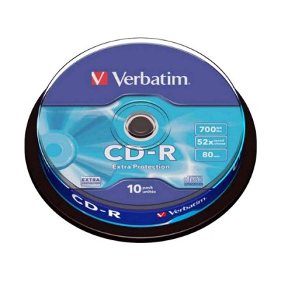 CD-R VERBATIN 80'/700MB 52x...