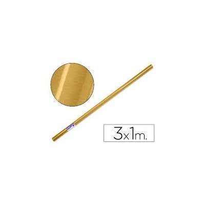 PAPEL KRAFT ORO ROLLO 1x3M