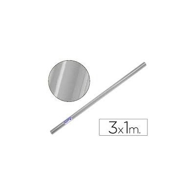 PAPEL KRAFT PLATA ROLLO 1x3M