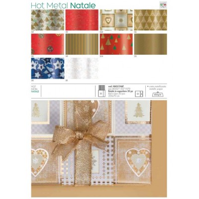 PAPEL NAVIDAD METALIZADO...