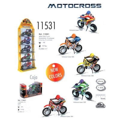 MOTO CROSS FURIA GUISVAL 1:22
