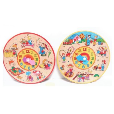 ENCAJABLE MADERA RELOJ...