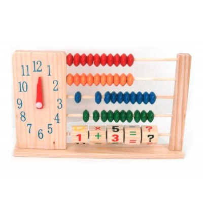 ABACO MADERA RELOJ MEDIANO...