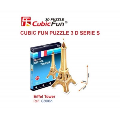 EIFFEL TOWER. PUZZLE 3 D...