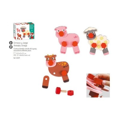 ENROSCA Y JUEGA  ANIMALES...