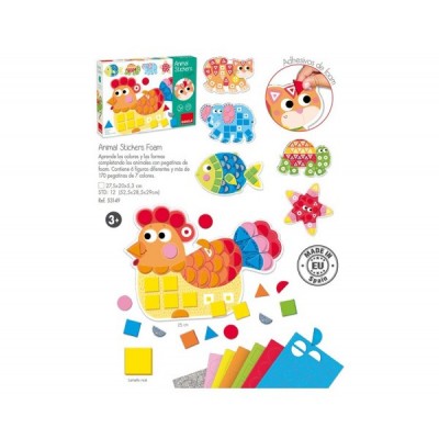 ANIMAL STICKERS FOAM GOULA