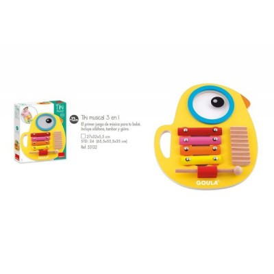 TIKI MUSICAL 3 EN 1 GOULA