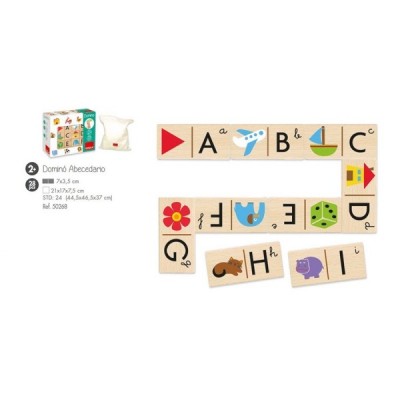 DOMINO MADERA ABECEDARIO GOULA