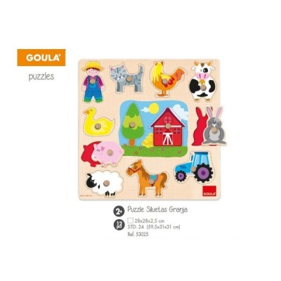 PUZZLE ENCAJABLE SILUETAS...