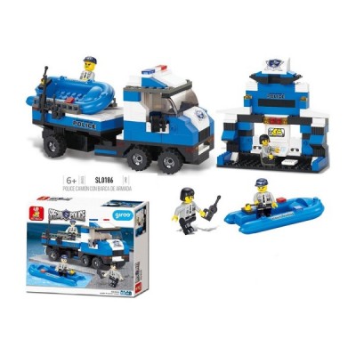 POLICE CAMIÓN CON BARCA DE...