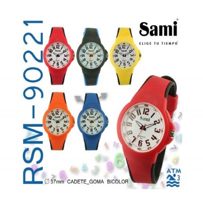 RELOJ SAMI CADETE GOMA...
