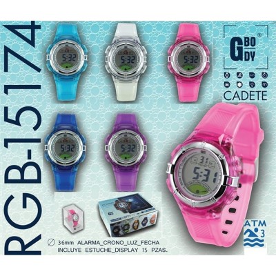 RELOJ GBODY LCD CADETE...