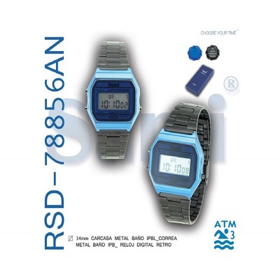 RELOJ SAMI LCD RETRO...