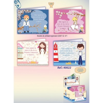 TARJETA BILLET.COMUNION...