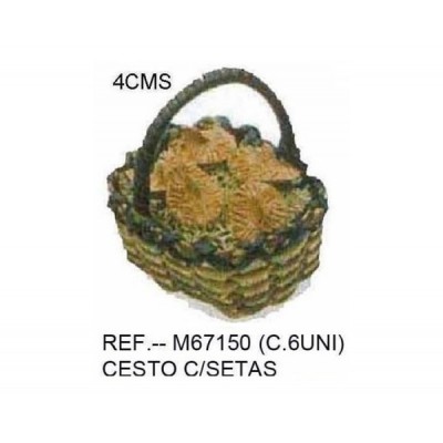 CESTO CON SETAS 4 CM.