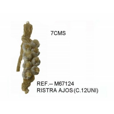 RISTRA DE AJOS 5 CM.