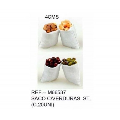 SACOS C/VERDURAS 4 CM. STDOS.