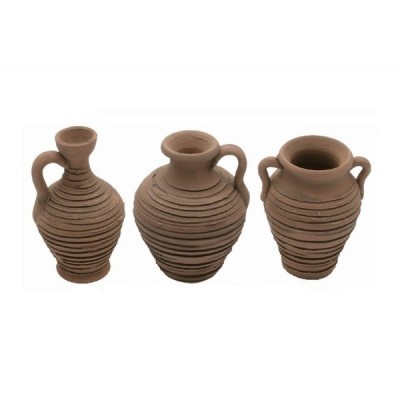 CACHARROS BARRO RUSTICOS 7 CM.