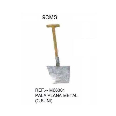 PALA PLANA METAL 9 CM.