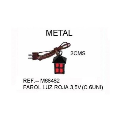 MINI FAROL METAL TEJADO...