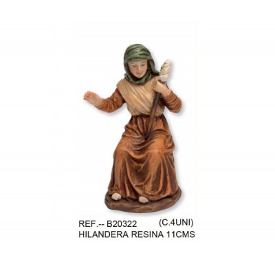 HILANDERA RESINA 11 CM.