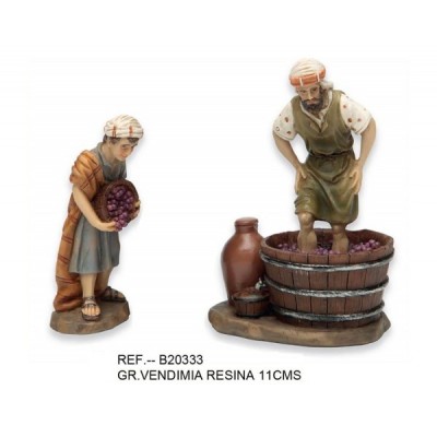 GRUPO PISANDO UVA RESINA 11...