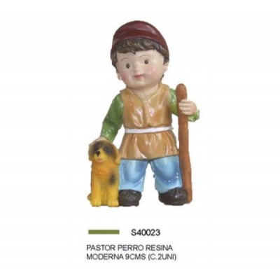 PASTOR C/PERRO SUELO RESINA...