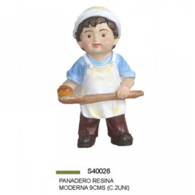 PANADERO RESINA MODERNA 9 CM