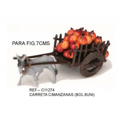 CARRETA C/ MANZANAS PARA...