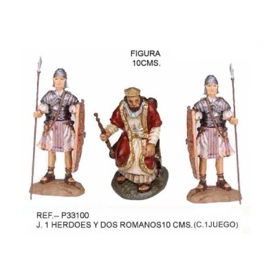 HERODES Y 2 ROMANOS 10 CM....